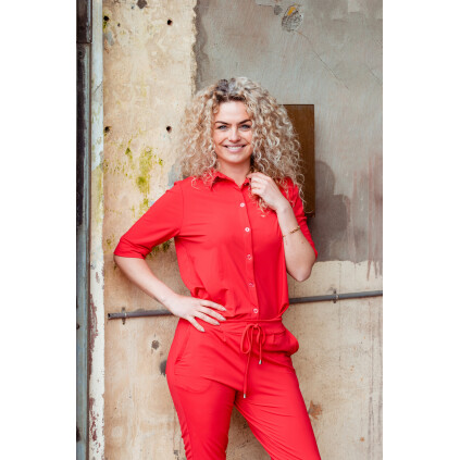 Blouse Flashy Basic Travel Red afbeelding